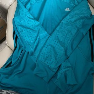 Adidas Running Jacket XL Used tiny snag by thumb hole